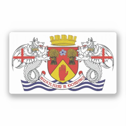 Sticker Armoiries du Comté de Londonderry (N.) (Recto)