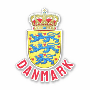 Sticker Armoiries du Danemark