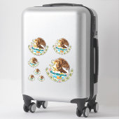 Sticker Armoiries du Mexique - Drapeau du Mexique (Sur valise)