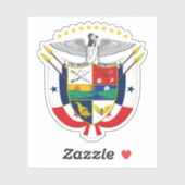 Sticker Armoiries du Panama (Feuille)