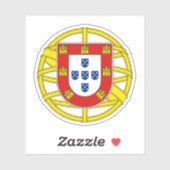 Sticker Armoiries du Portugal (Petit cacao) (Feuille)