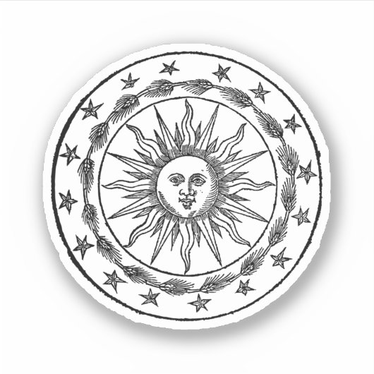 Sticker Armoiries du soleil. (Devant)