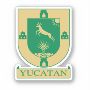 Sticker Armoiries du Yucatán - Mexique
