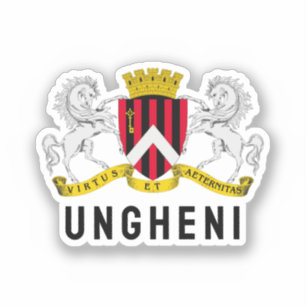 Sticker Armoiries d'Ungheni, Moldova