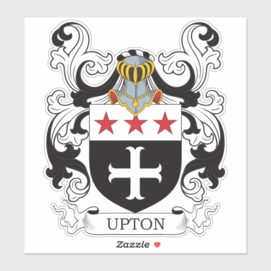Sticker Armoiries d'Upton (Feuille)