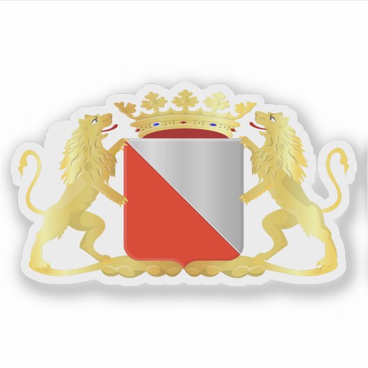 Sticker Armoiries d'Utrecht, la Pays-Bas (Devant)