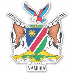 Sticker Armoiries Nationales De Namibie Patriotique