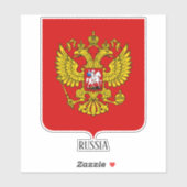 Sticker Armoiries Nationales De Russie Patriotique (Feuille)