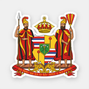 Sticker Armoiries royales du Royaume d'Hawaï