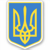 Sticker Armoiries ukrainiennes (Devant)