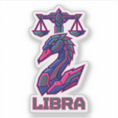 Sticker Armure de jeu Mecha SciFi Cyber Libra Zodiaque (Devant)