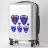 Sticker Army Europe USAREUR (Sur valise)