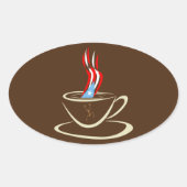 Sticker Aroma a Porto Rico Coffee Mug Coqui (Devant)