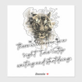 Sticker Arrêter l'attente et commencer à faire (Feuille)