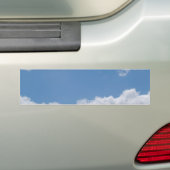 Sticker Arrière - plan Ciel bleu nuageux (En voiture)