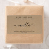 Sticker Arrière - plan Étiquette de savon personna (En situation)