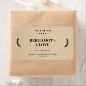 Sticker Arrière - plan Étiquette de savon personna (En situation)