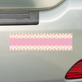 Sticker Arrière - plan Eyelet Rose (En voiture)