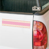Sticker Arrière - plan Eyelet Rose (Sur camion)