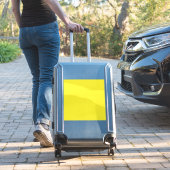 Sticker Arrière-plan jaune uni vibrant (Valise Insitu)