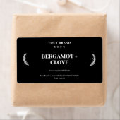 Sticker Arrière - plan noir Étiquette de savon per (En situation)