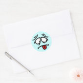 Sticker Arrière - plan personnalisable Emoticon (Enveloppe)