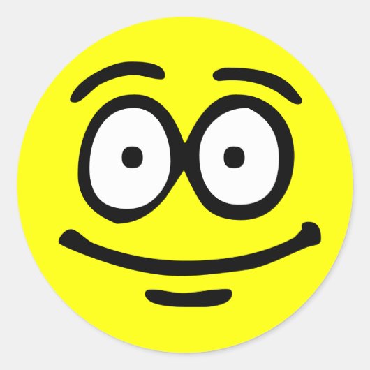 Sticker Arrière - plan personnalisable Emoticon (Devant)