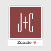 Sticker Arrière - plan rouge Bourgogne modifiable et trans (Feuille)