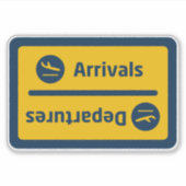 Sticker Arrivées/Départs (Devant)