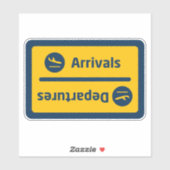 Sticker Arrivées/Départs (Feuille)