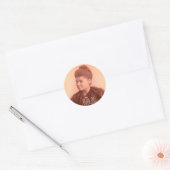 Sticker Arrondi Classique Ida B. Wells (Enveloppe)