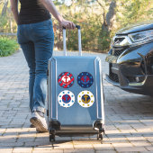 Sticker Arrondis nautiques 14 x 14 (Valise Insitu)