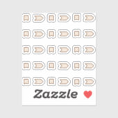 Sticker Arrows and flags  (Feuille)