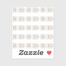 Sticker Arrows and flags