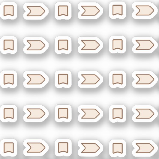 Sticker Arrows and flags  (Recto)