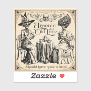 Sticker Arsenic et Ancienne dentelle