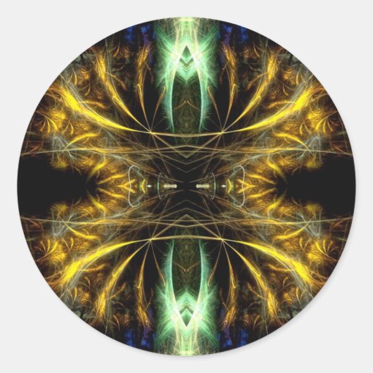 Sticker ART #85 fractal (Devant)