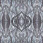 Sticker Art abstrait aquarelle bleu foncé (Devant)