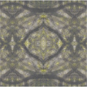 Sticker Art abstrait aquarelle jaune foncé (Devant)