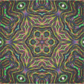 Sticker Art abstrait coloré (Devant)