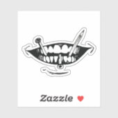 Sticker art anime d'horreur (Feuille)