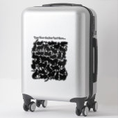 Sticker Art Chat Tatouage temporaire Amoureux des chats Pe (Sur valise)