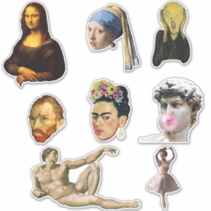 Sticker Art Contemporain Fin Collection Classique