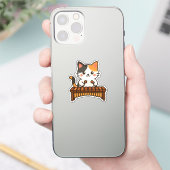Sticker Art de chat calicot Marimba (Téléphone)