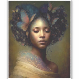 Sticker Art de la déesse noire