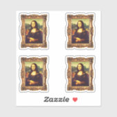 Sticker Art de la Renaissance encadré : Pack Mona Lisa de  (Feuille)