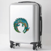 Sticker Art de l'alligator tribal (Sur valise)