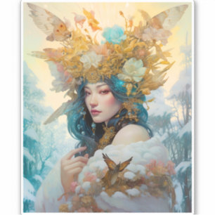 Sticker Art de l'Imaginaire de la Reine des neiges