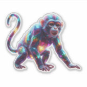 Sticker Art de Singe de Cristal (Devant)