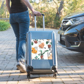 Sticker Art de trait dessin chats et fleurs (Valise Insitu)